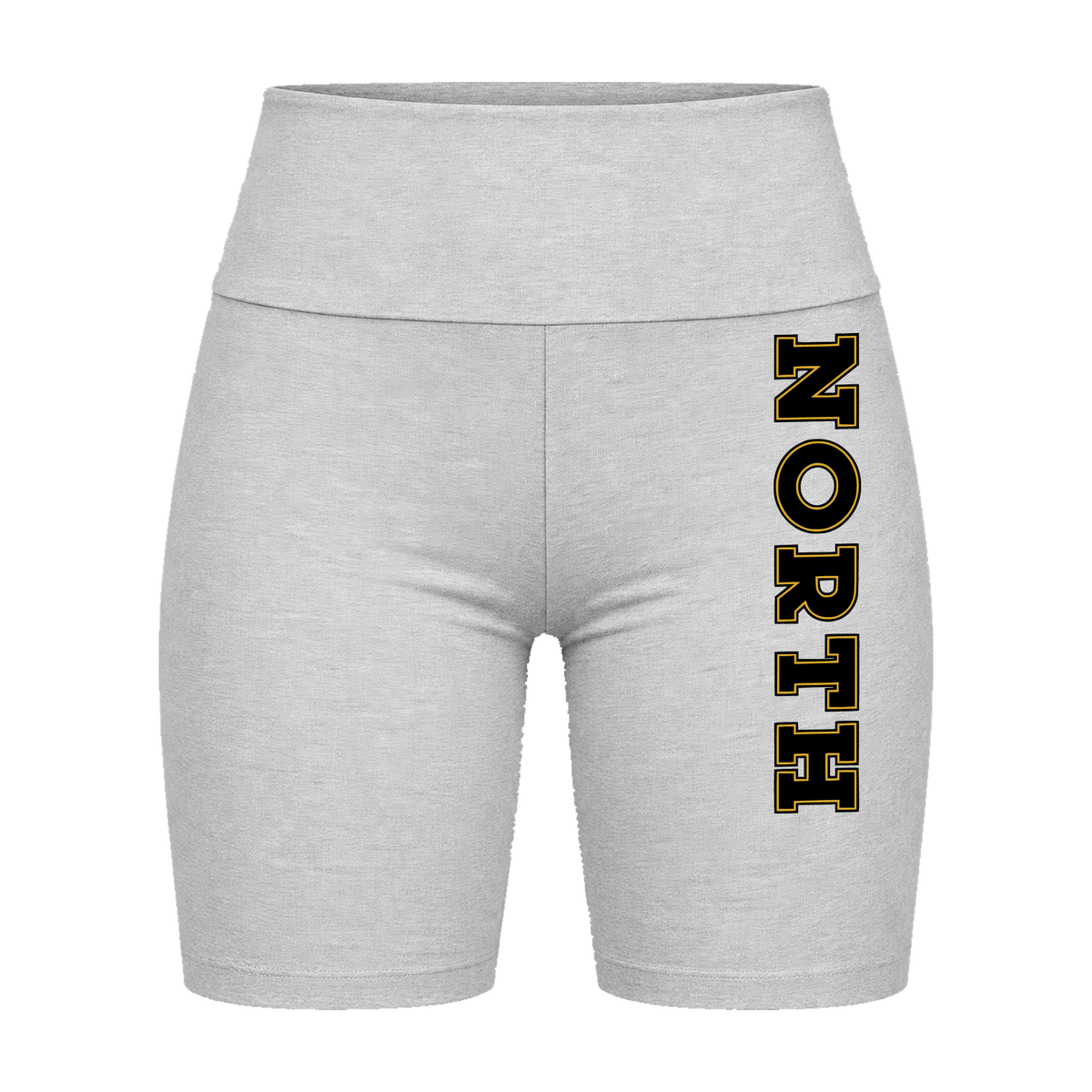 GBN NORTH Leg Women's Bike Shorts - Light Heather Grey
