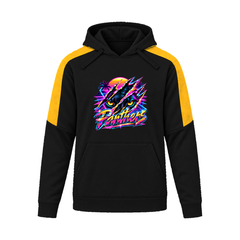GBN Neon Panther Performance Hoodie - Black/ Gold