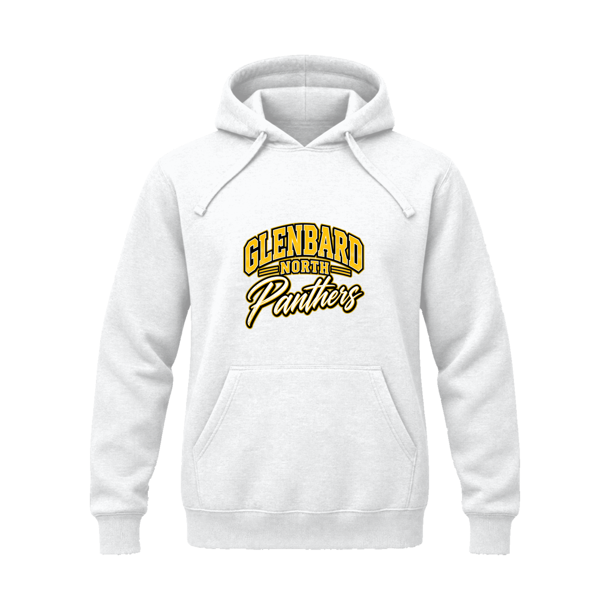 GBN Arched Panthers Premium Hoodie - White