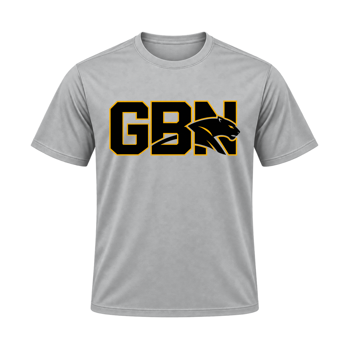 GBN Block Logo Jersey Tee - Athletic Heather