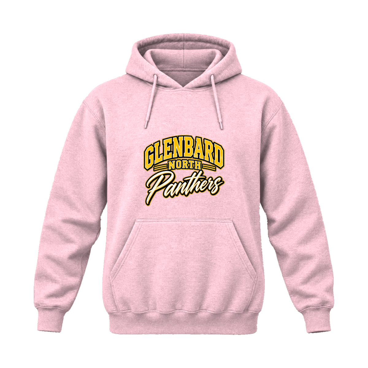 GBN Arched Panthers Hoodie - Light Pink