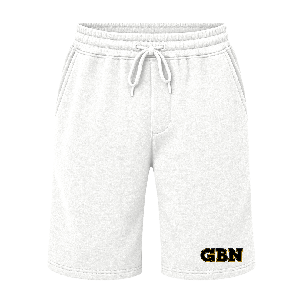 GBN Varsity Letters Fleece Shorts - White