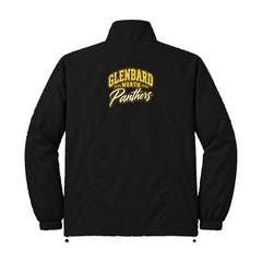 GBN Panthers Windbreaker (Front and Back) - Black - back
