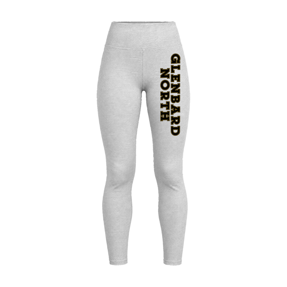GBN Glenbard North Leg Women's Leggings - Light Heather Grey