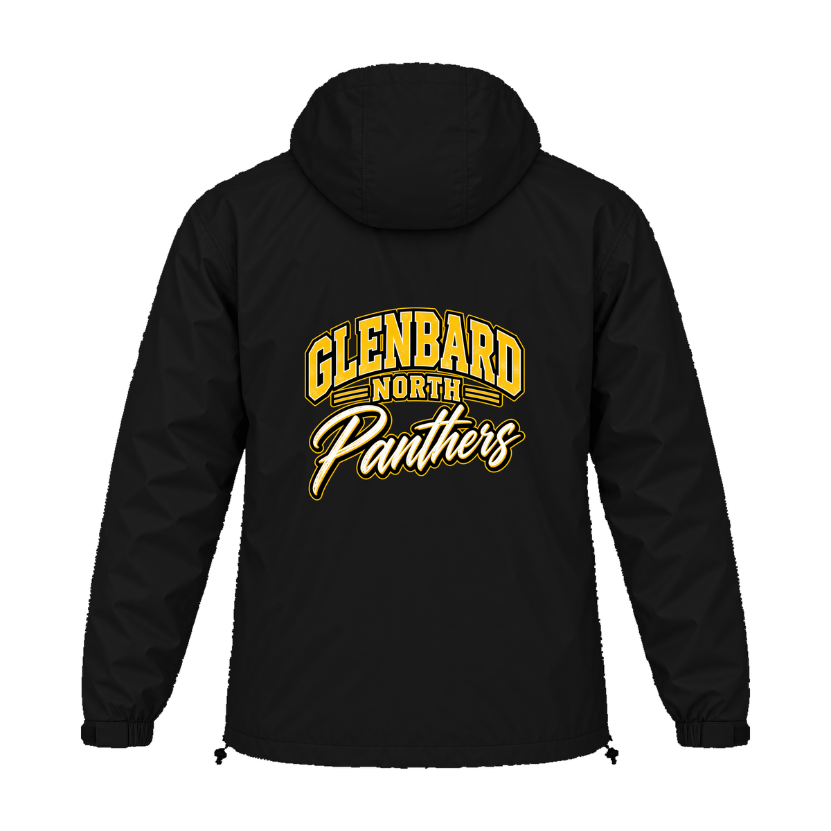 GBN Panthers Team Jacket (Front and Back) - Black/ Light Oxford - back