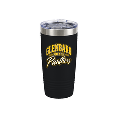GBN Arched Panthers 20oz Tumbler - Black