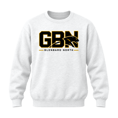 GBN Block Logo Crewneck Sweatshirt - White