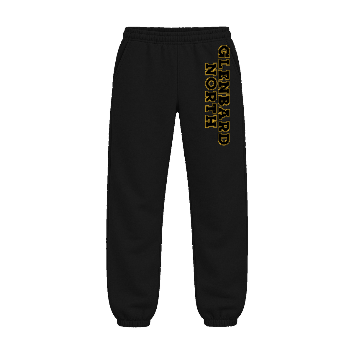 GBN Glenbard North Leg Sweatpants - Black