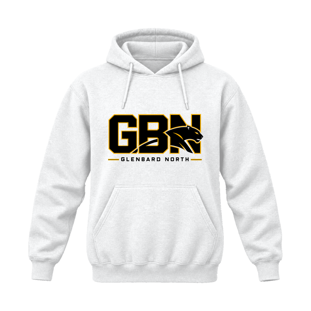 GBN Block Logo Hoodie - White