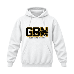 GBN Block Logo Hoodie - White