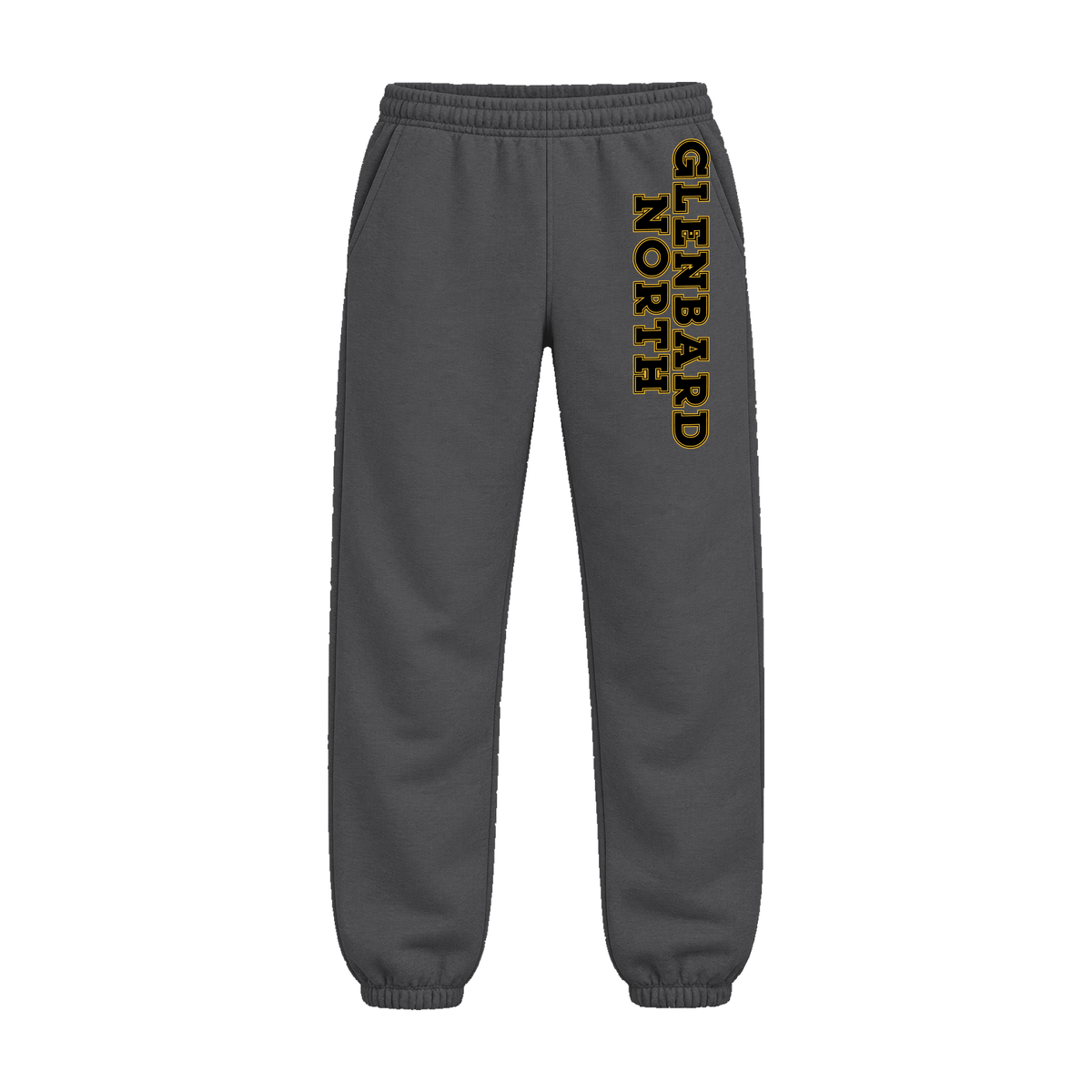 GBN Glenbard North Leg Sweatpants - Dark Heather
