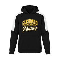 GBN Arched Panthers Performance Hoodie - Black/ White