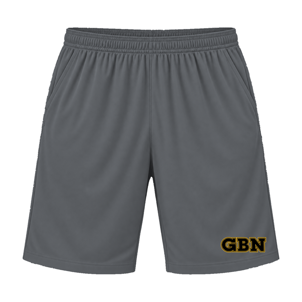GBN Varsity Letters Athletic Shorts - Iron Grey