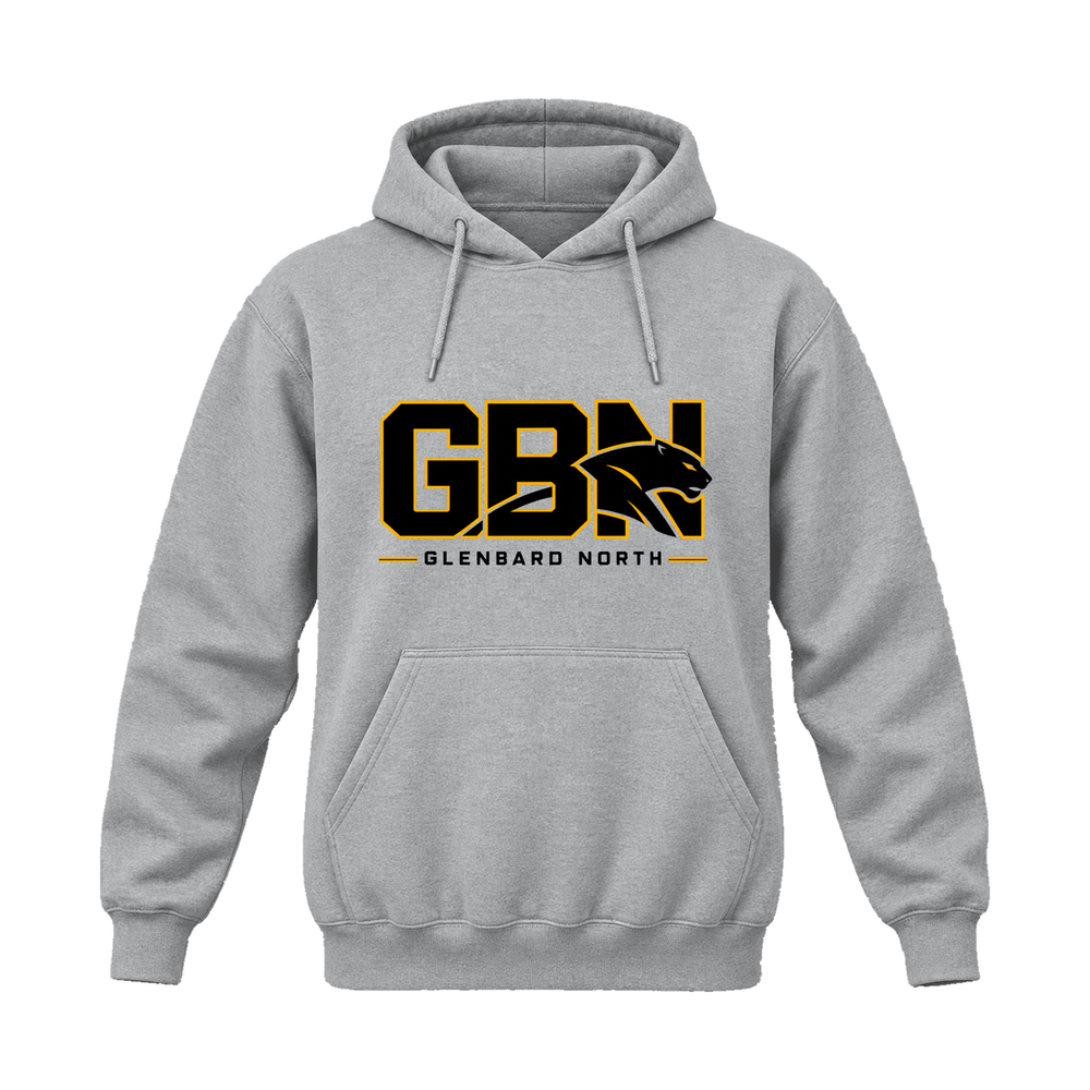 GBN Block Logo Hoodie - Sport Grey