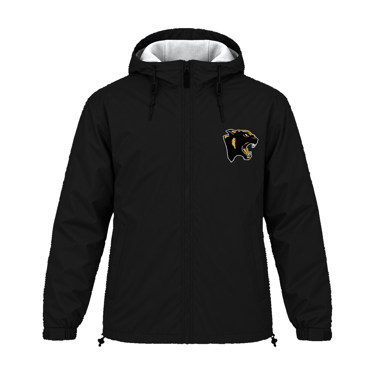 GBN Panthers Team Jacket (Front and Back) - Black/ Light Oxford