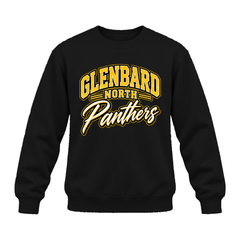 GBN Arched Panthers Premium Crewneck - Black