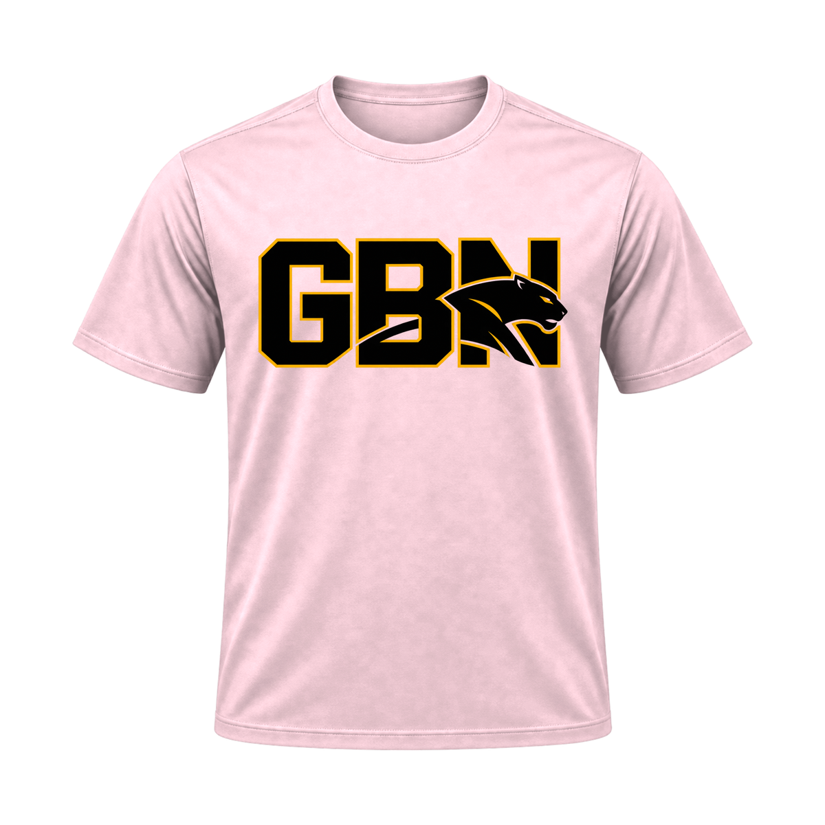 GBN Block Logo Jersey Tee - Soft Pink
